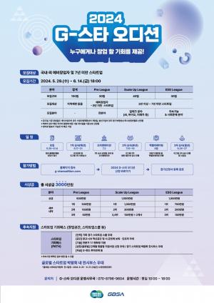 [스타트업 뉴스] 경기도, 창업활성화를 위한 ‘2024 G-스타 오디션’ 참가자 모집